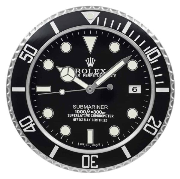 submariner black style | wall clock