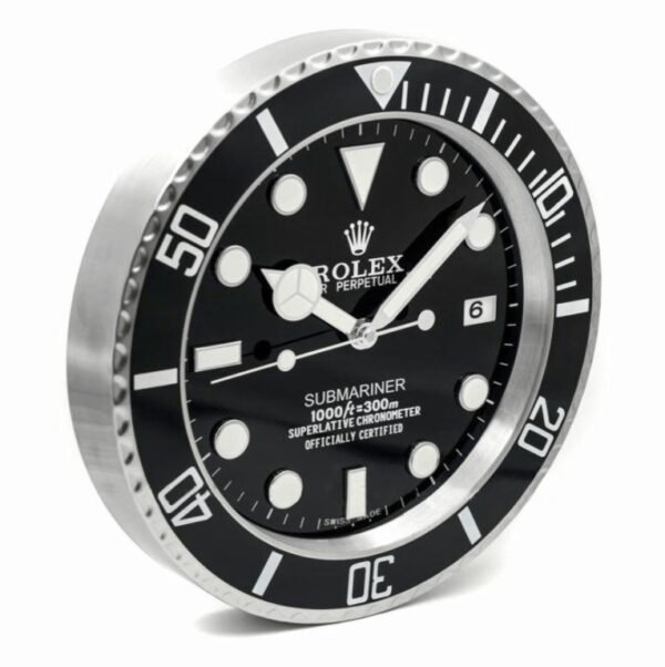 submariner black style | wall clock