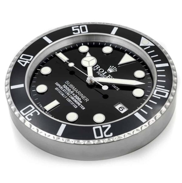 submariner black style | wall clock