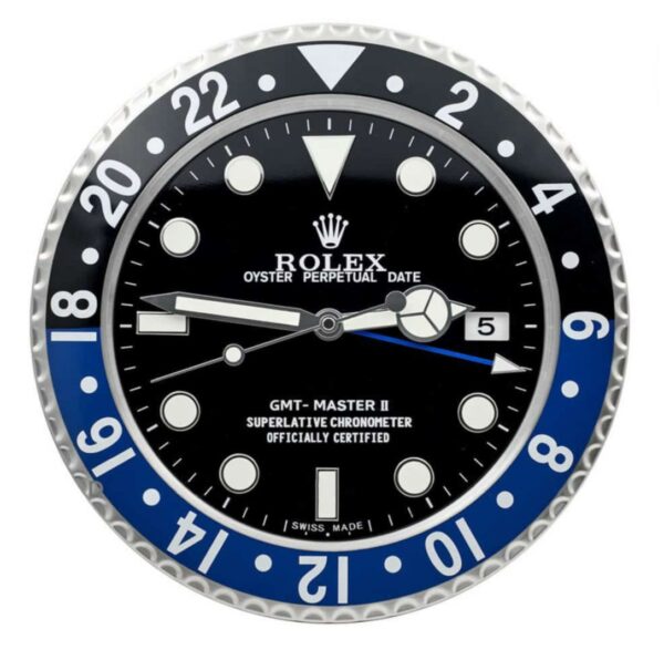 gmt batman style, black & blue | wall clock