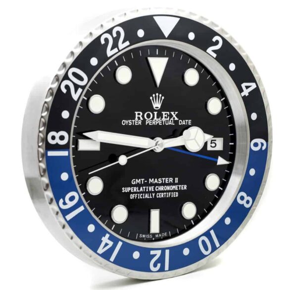 gmt batman style, black & blue | wall clock
