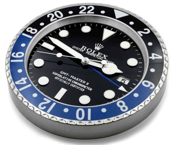 gmt batman style, black & blue | wall clock