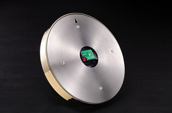 daytona style, gold & green | wall clock