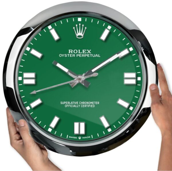 oyster perpetual green | wall clock