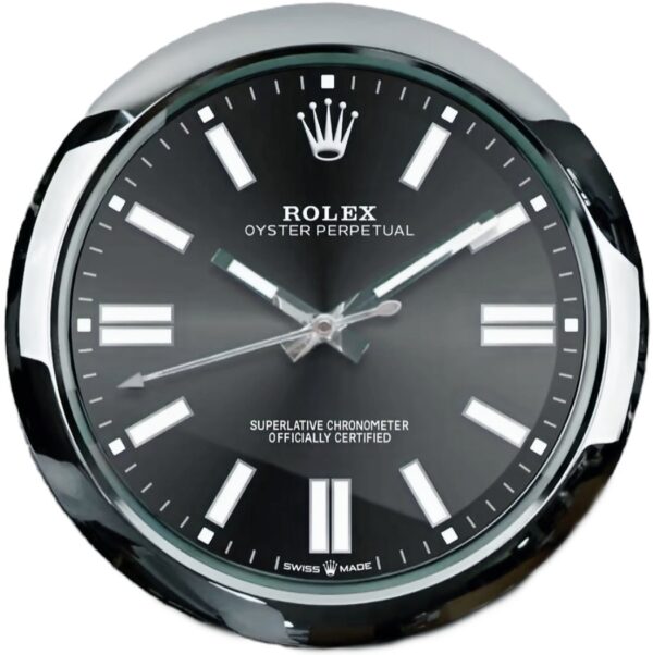 oyster perpetual black | wall clock