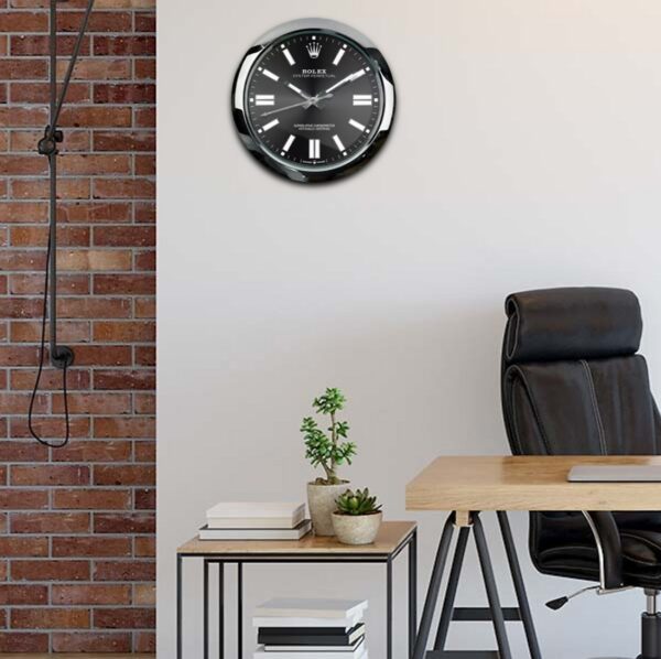 oyster perpetual black | wall clock