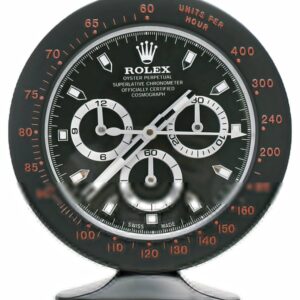 daytona black, red tachy | desk clock