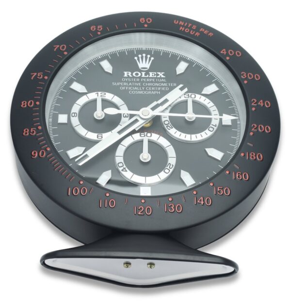 daytona black, red tachy | desk clock