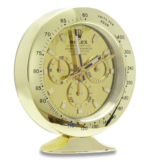 daytona, full gold | desk clock