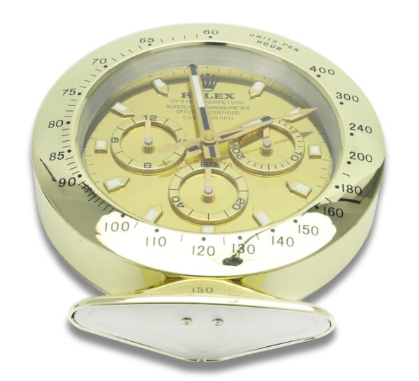 daytona, full gold | desk clock