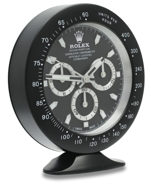 daytona full black | desk clock