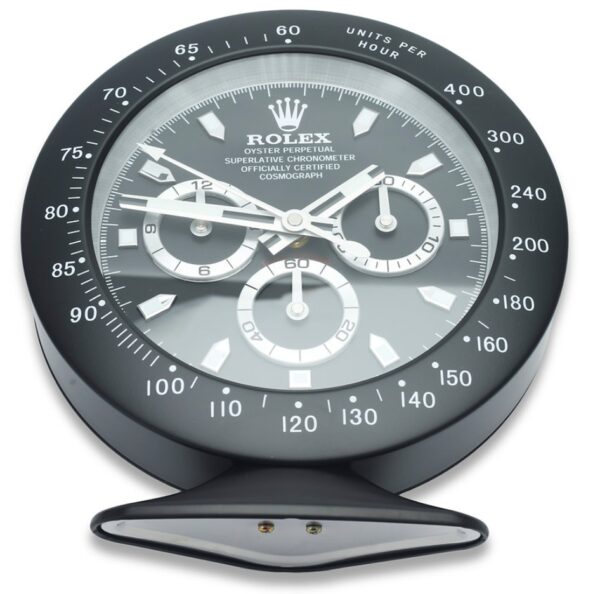 daytona full black | desk clock