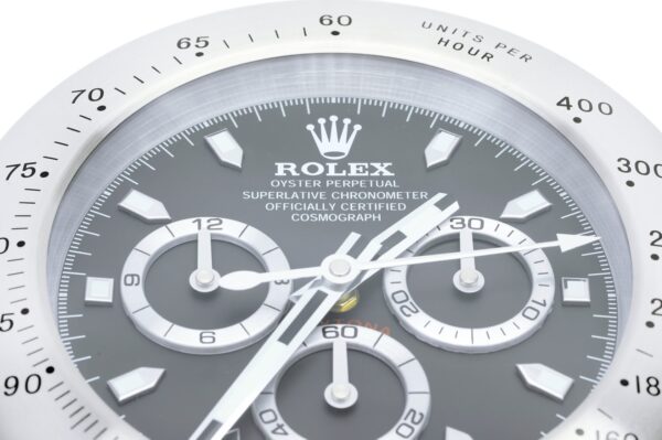 daytona steel, black dial | desk clock