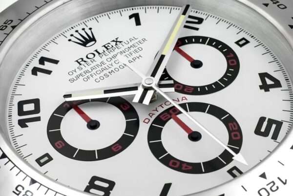 daytona silver | wall clock