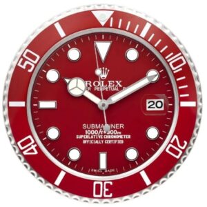 submariner red style | wall clock