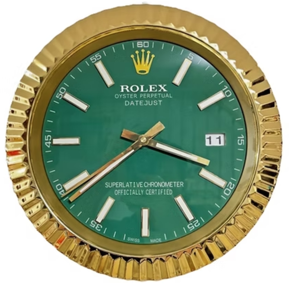 datejust fluted gold | wall clock datejust fluted gold | wall clock