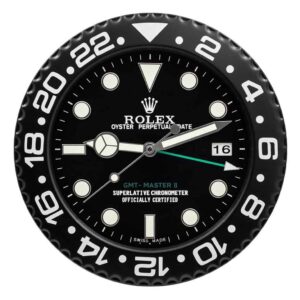 rolex gmt master series,black | wall clock