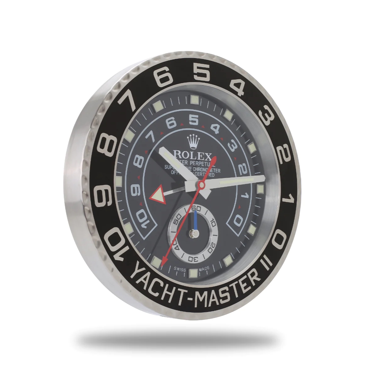 rolex yacht master ll ,black | wall clock rolex yacht master ll ,black | wall clock