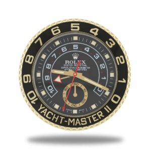 rolex yacht master ll,gold & black