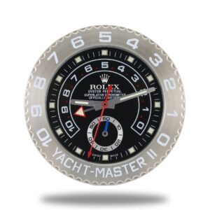 rolex yacht master ll ，silver & black